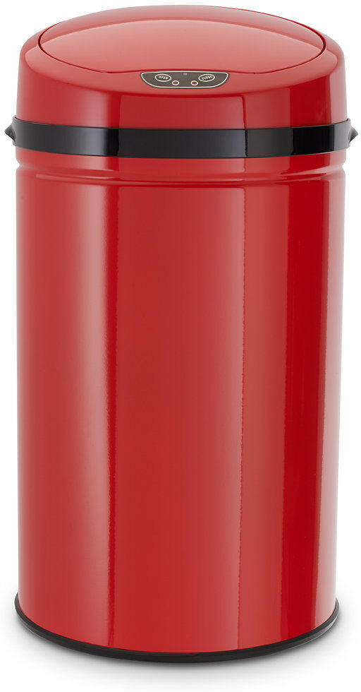 Echtwerk Stainless Steel 30 Litre Motion Sensor Trash Can Inox Red 30L