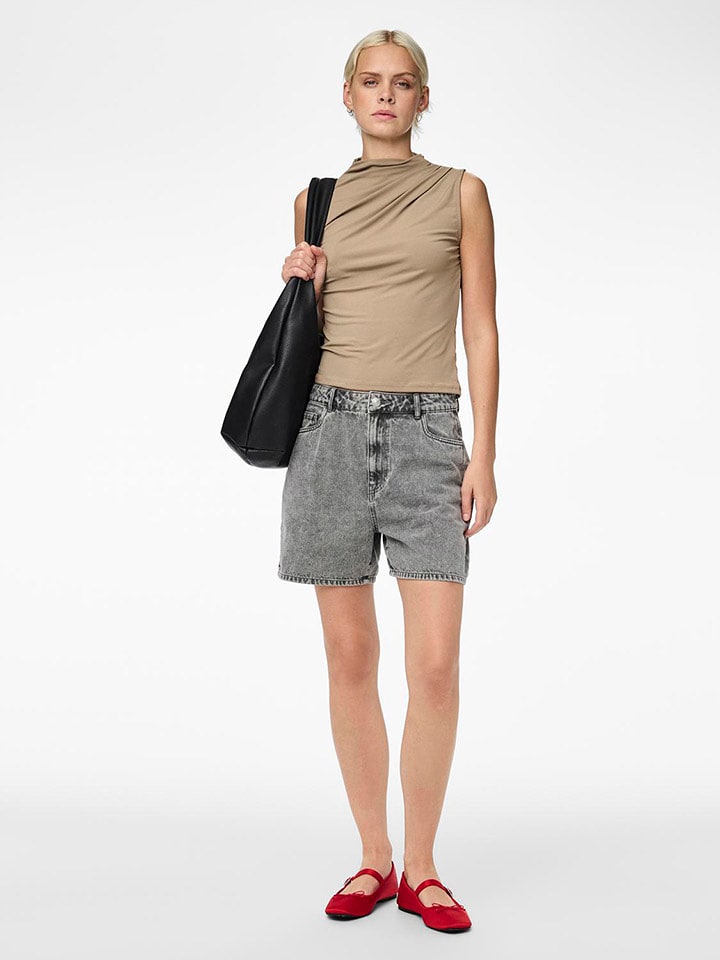Pieces Blusentop "Madison" in Beige - XL