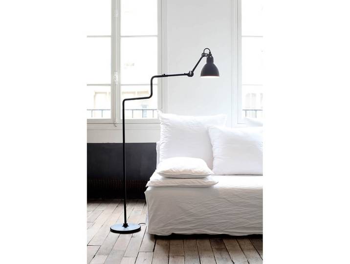 Lampe Gras 411 Stehleuchte, schwarz – DCW - Wohnzimmer - Metall