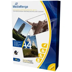 MediaRange MRINK107 Fotopapier A4 Weiß Glanz
