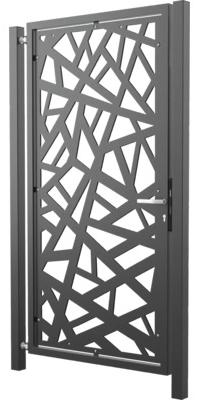 Einzeltor ALBERTS Nest 100 x 180 cm anthrazit