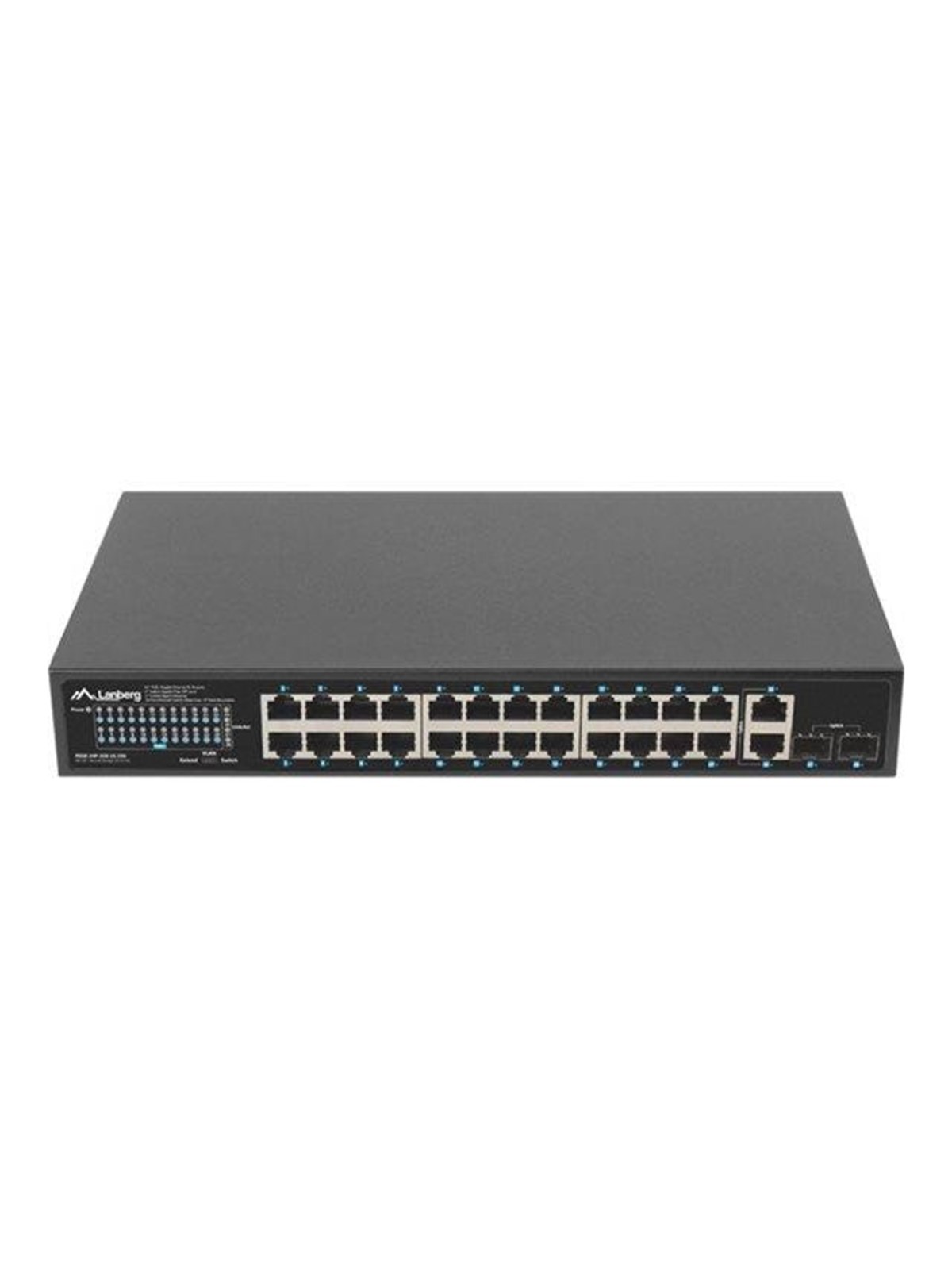 Lanberg RSGE-24P-2GE-2S-250 - switch - 24 ports - unmanaged - rack-mountable