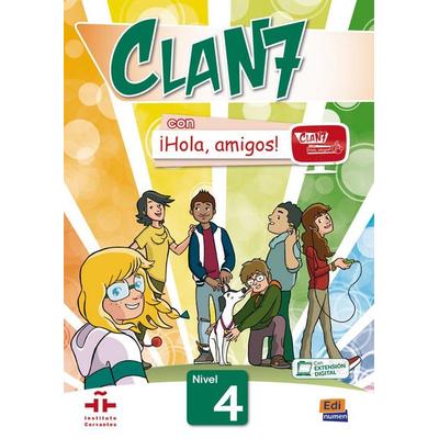 Clan 7 con ¡Hola, amigos! 4, Set von , Hueber, 978-3-19-464509-7