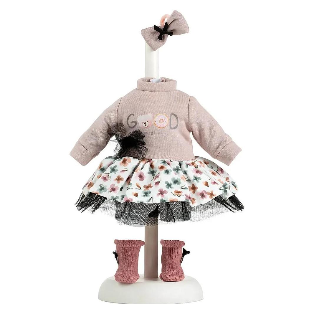 Llorens Kleiderset Tütü Blumen 35cm (4-P535-49)