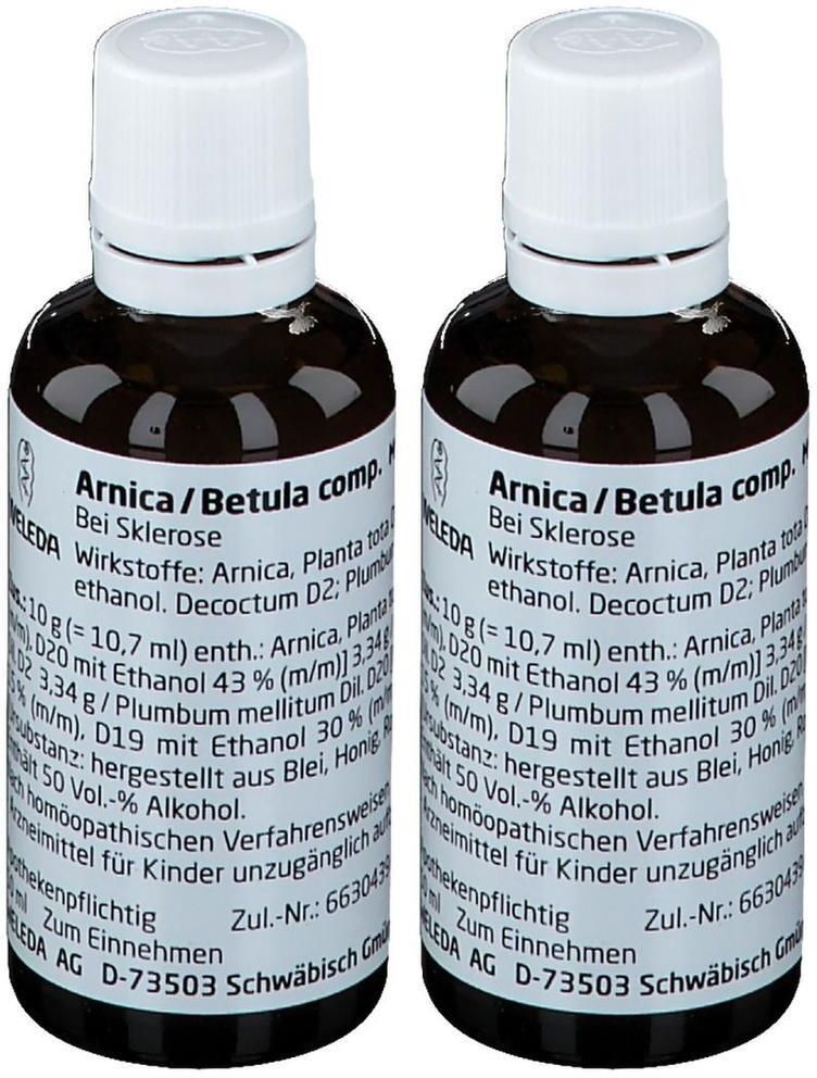 Weleda Arnica/Betula comp.Mischung 2x 2x50 ml Mischung