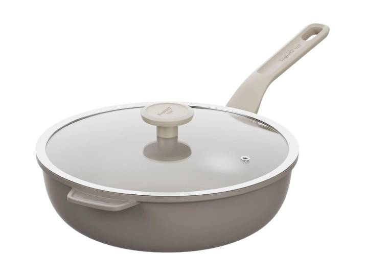 Bratpfanne BERGHOFF Leo Dune 28 cm , beige (sand), Ø:28cm, Pfannen, Bratpfanne