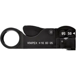 KNIPEX Abisolierwerkzeug für Koaxialkabel 105 mm - 166005SB
