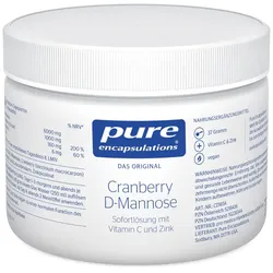 pure encapsluations Cranberry D-Mannose 37 g Pulver