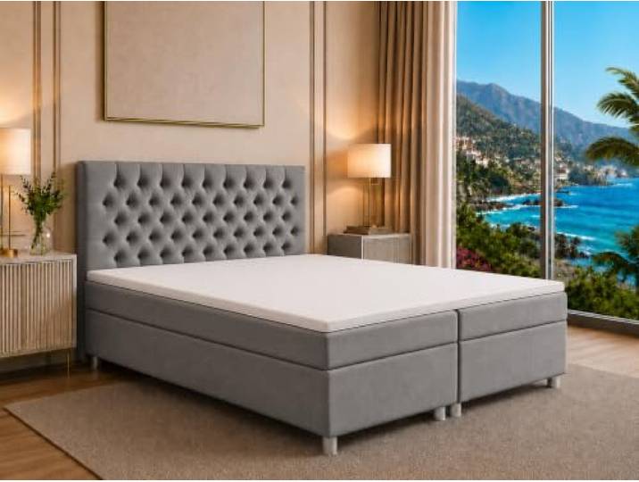 Best For Home Trinity K-14 Boxspringbett 140x200 cm mit Matratze & Stauraum