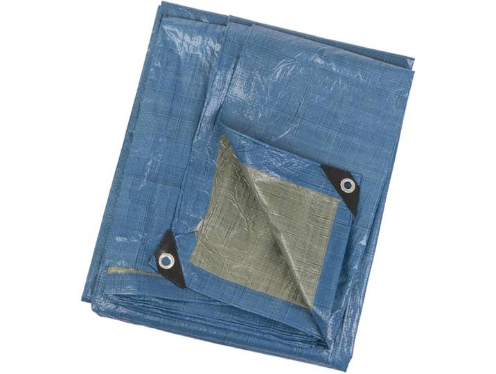 Abdeckplane Perel - Blau/Grün - Normal 5x5m - Schutzhülle