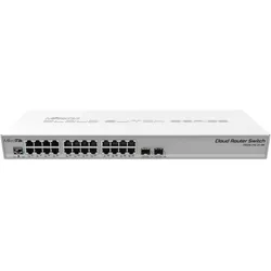 MikroTik CR326-24G-2S+RM (24 Ports), Netzwerk Switch, Schwarz