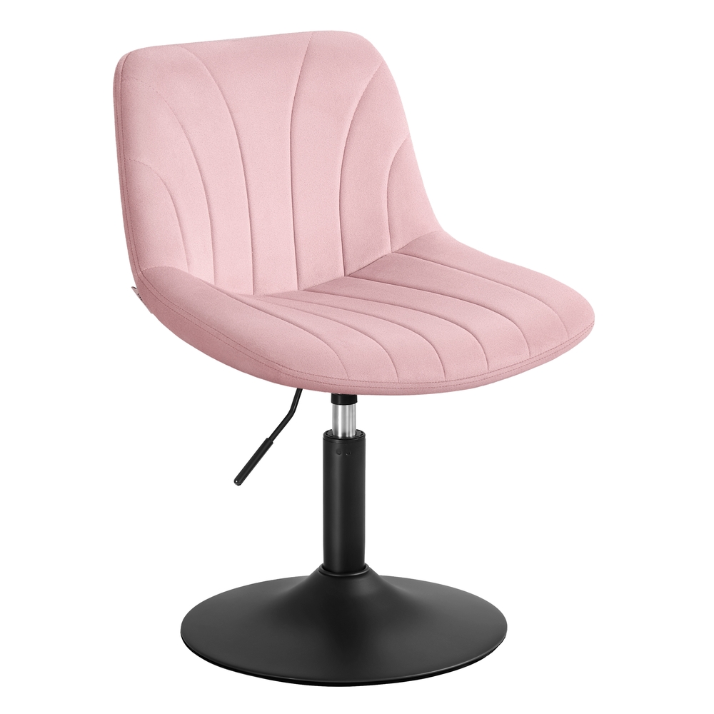 VASAGLE Schminkstuhl mit Rückenlehne pastellrosa LJB160SA01