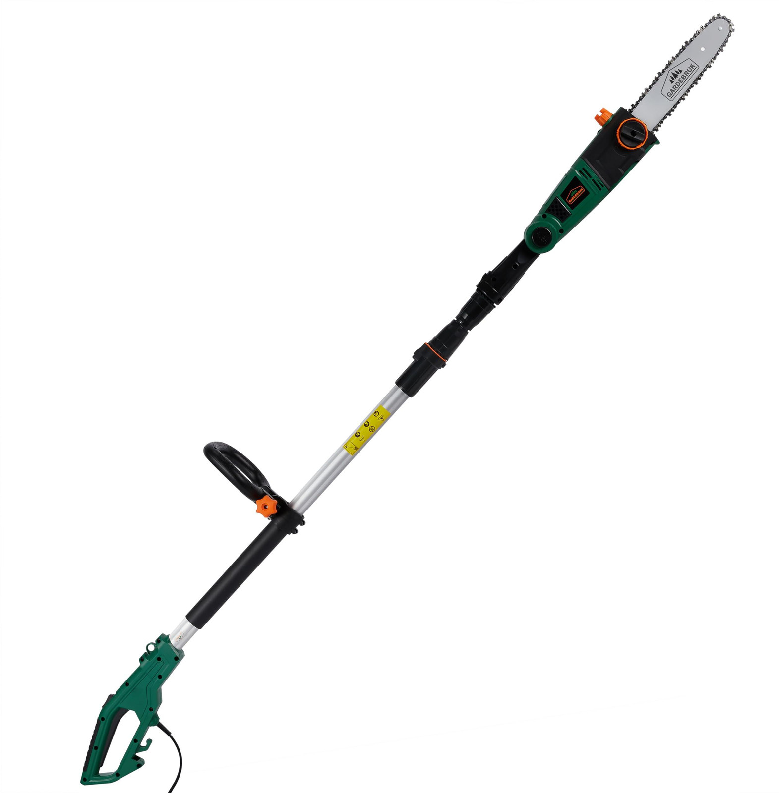Selius Elektrische Kettingzaag met 750 W vermogen, 26 cm zaagblad en aluminium telescoopsteel