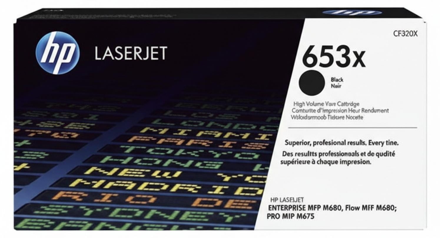 HP 653X Inktcartridge Hoge opbrengst Zwart