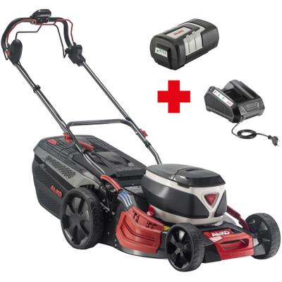 Akkurasenmäher AL-KO "512 Li VS-W Premium", schwarz, B:60cm H:105cm T:140cm, Rasenmäher, inkl. Akku und Ladegerät