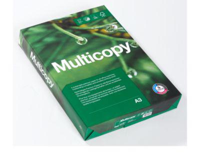 Kopierpapier Multicopy, DIN A3, 90 g/m², hochweiß, 500 Blatt