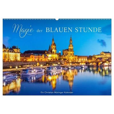 Magie der blauen Stunde (Wandkalender 2027 DIN A2 quer), CALVENDO Monatskalender
