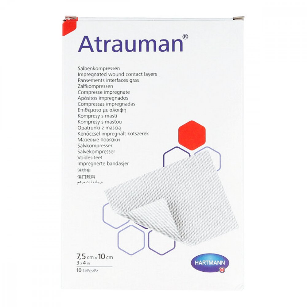 PAUL HARTMANN AG Atrauman 7,5x10 cm steril Kompressen 03829302