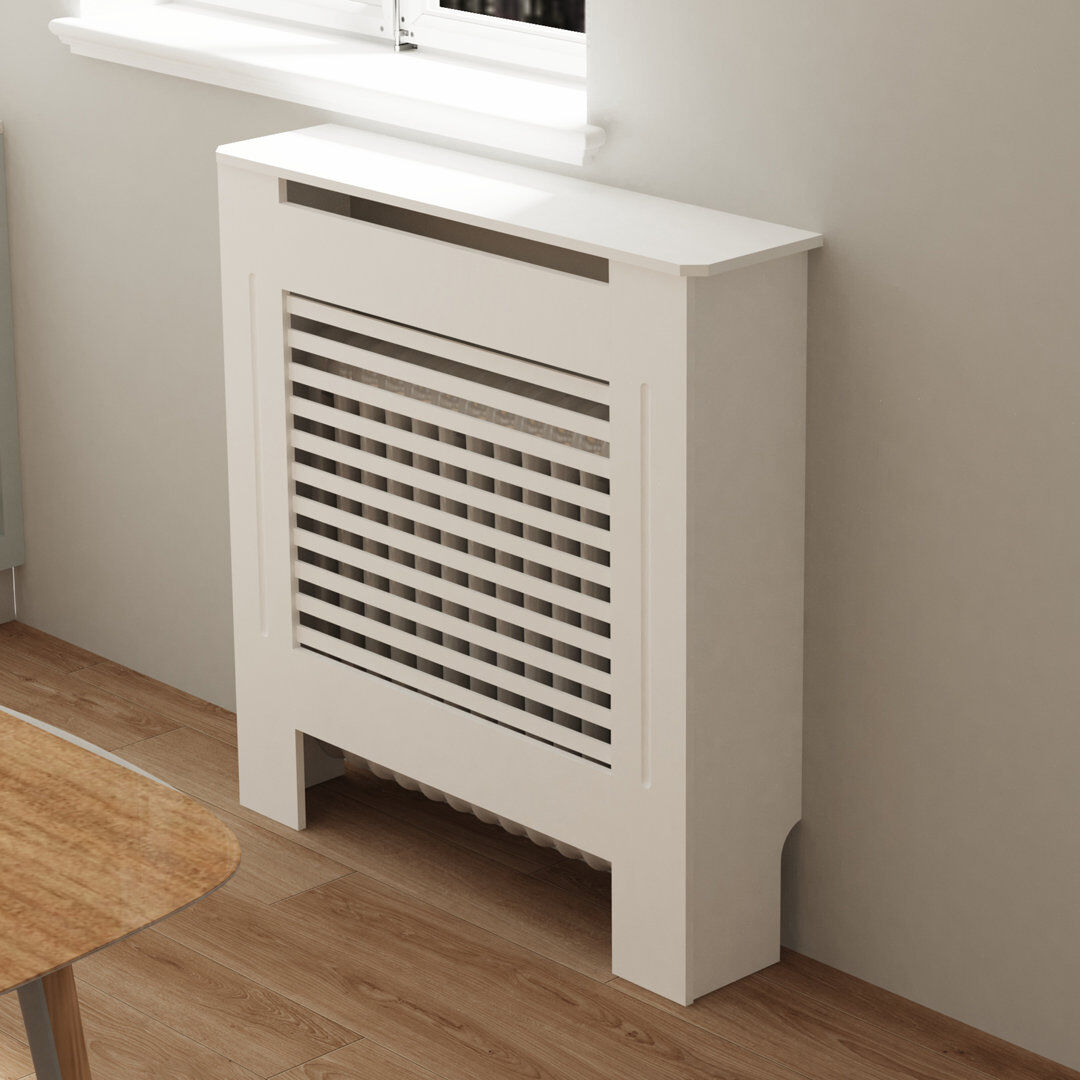 ClassicLiving Abbi Extra Large Radiator Cover White 101.2cm H x 78cm W x 19cm D