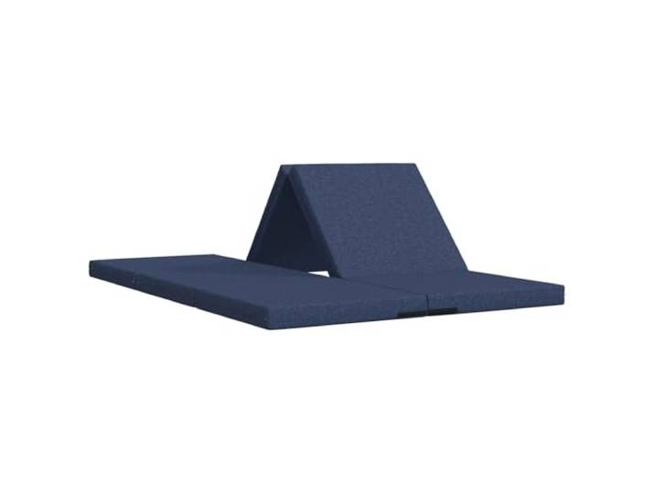 TUERYAFEK Klappsofa Bett 140 x 67 x 45 cm Blau 100% Polyesterstoff, Abnehmbarer Bezug, Schaumstofffüllung, Umwandelbarer Mechanismus