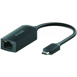 D-Link DUB-E250 (USB-C 3.1 Gen 1, RJ45 2.5 Gigabit Ethernet (1x)), Netzwerk Adapter, Weiss