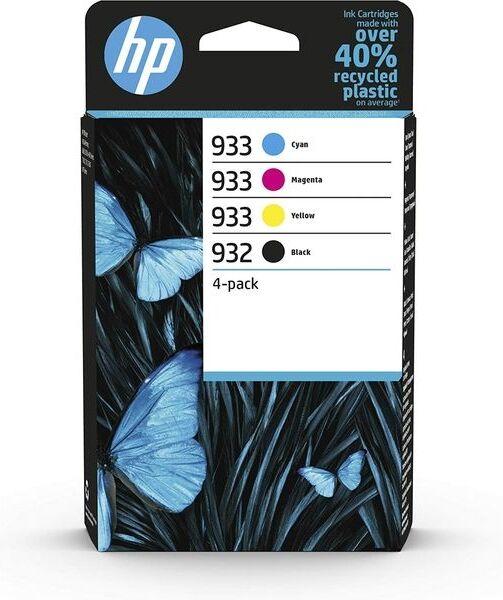 HP 932/933 (6ZC71AE) - 4 couleurs - Cartouche d'encre - Multipack 4 couleurs