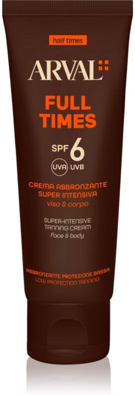 Arval Half Times Super-Intensive Tanning Cream crème solaire pour un bronzage intense 150 ml
