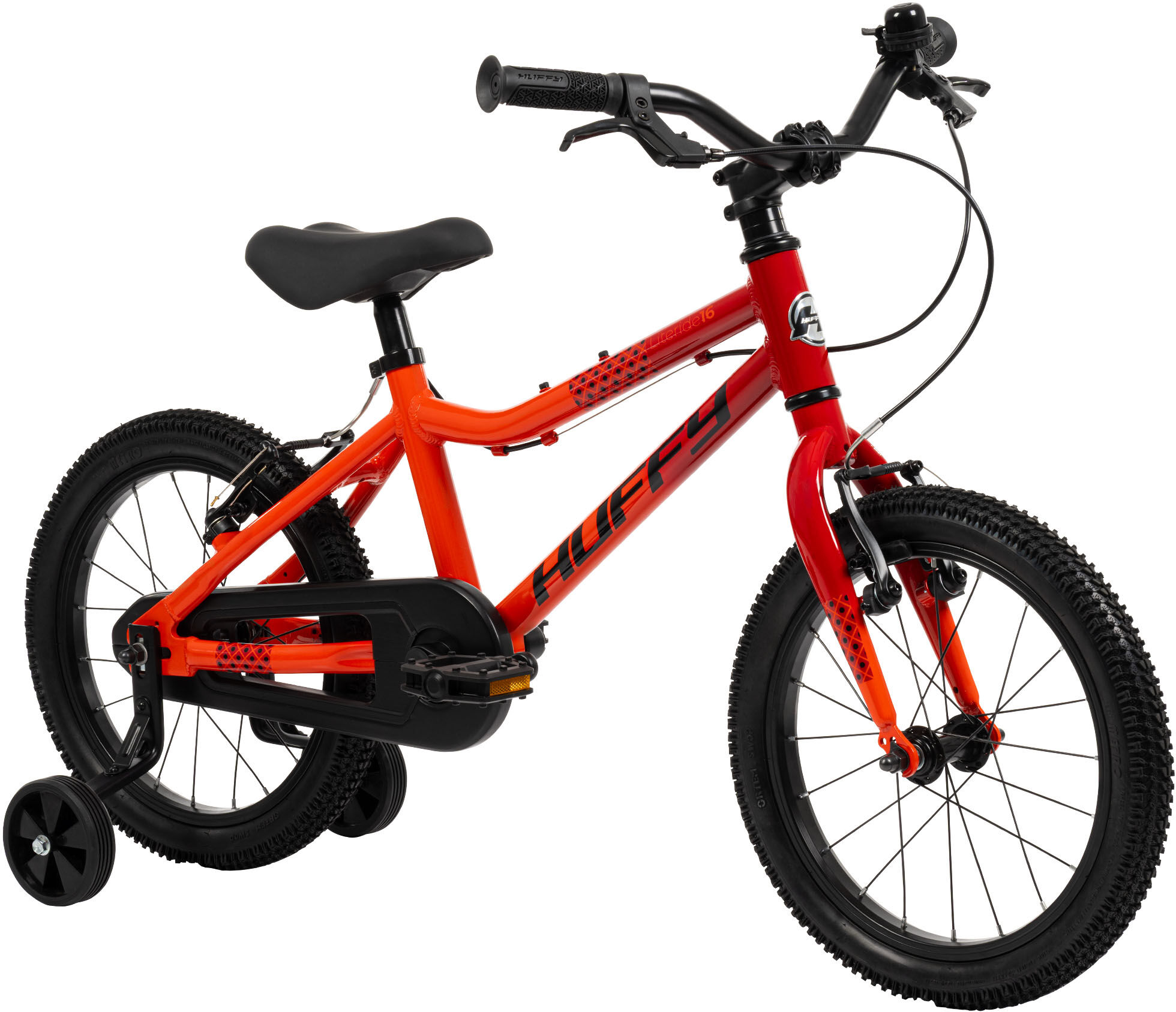 Kinderfahrrad HUFFY "16-Zoll Literide Fahrrad" Gr. 25, orange, Fahrräder, Kinder, 25cm, 16 Zoll (40,64cm) hinten: 16 Zoll (40,64cm)