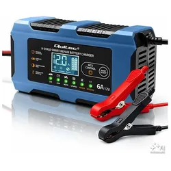 Qoltec 12V 6A Ladegerät Gleichrichter mit Reparaturfunktion AGM GEL LiFePO4