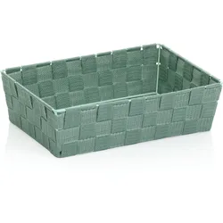Korb ALVARO lindgrün (BHT 29,50x8,50x20,50 cm) - grün - BHT 29,50x8,50x20,50 cm