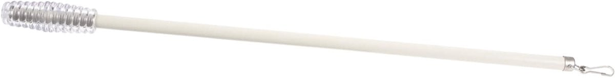 Witte gordijn trekstang voor het bedienen van gordijnen, 55 cm