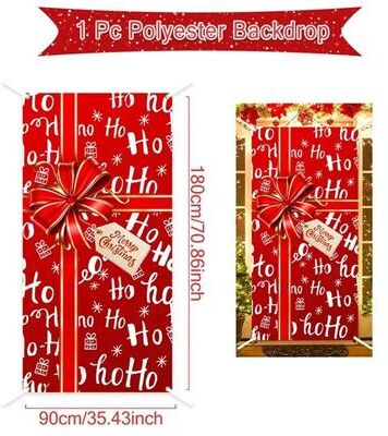 Uplift Treasures Santa Claus Christmas Door Banner Hanging Decoration 12