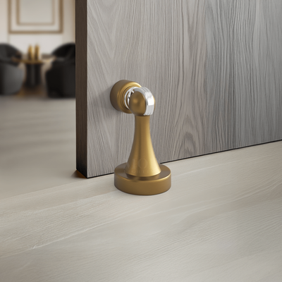 Noka Door Stop   Brushed Gold / Pack Of 2   MOD LIGHTING