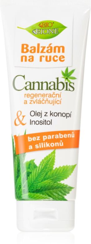 Bione Cosmetics Cannabis baume régénérant et émollient mains 205 ml