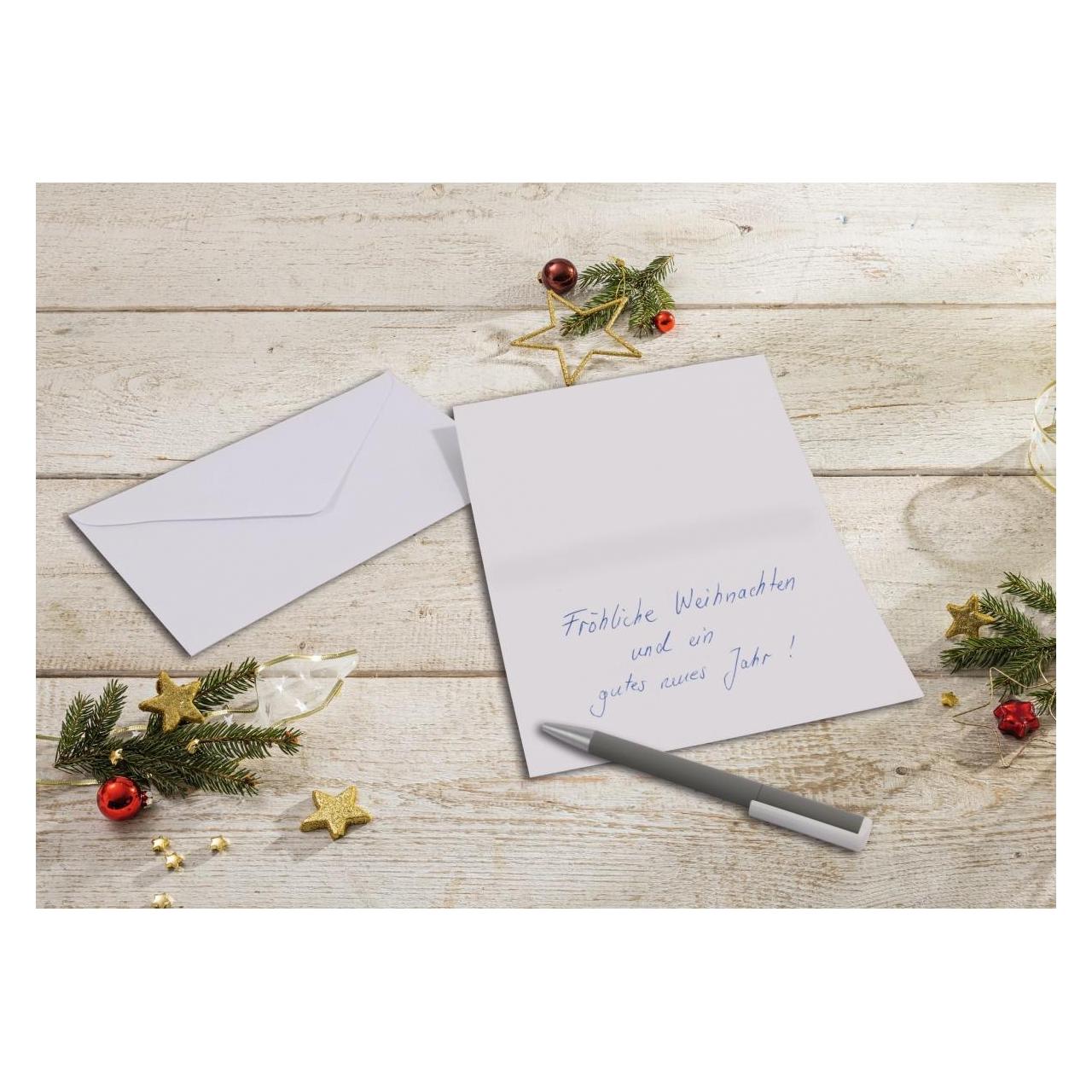 Sigel 25 Weihnachtskarten Golden Glow DIN A6 (25 Stk.) (DS634)