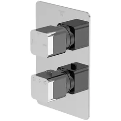 Steinberg Serie 230 Dusch-/Wannenarmatur, Fertigmontageset, Unterputz, zwei Verbraucher, 23041333