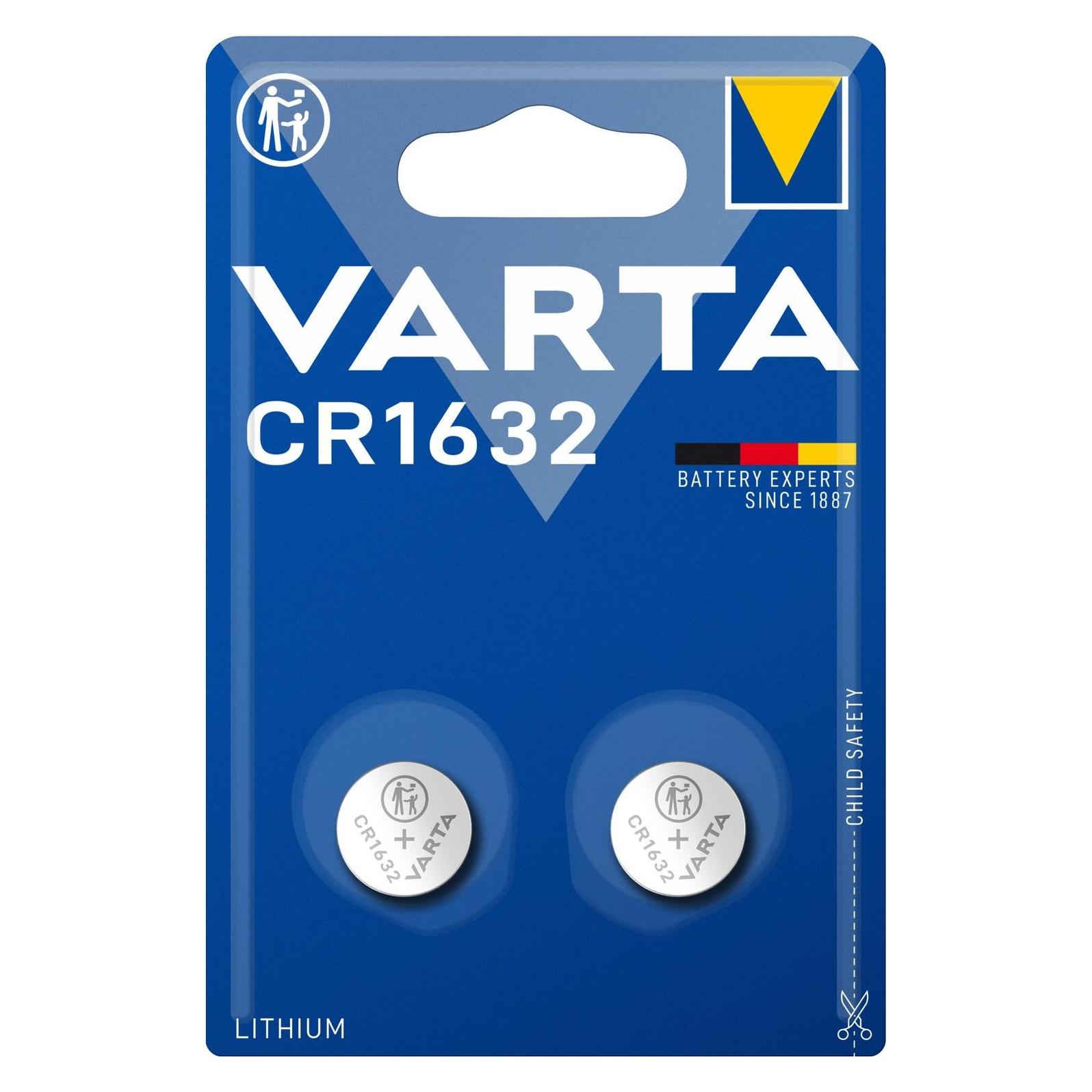 Varta CR1632 Lithium (2 Stk., CR1632) (6632101402)