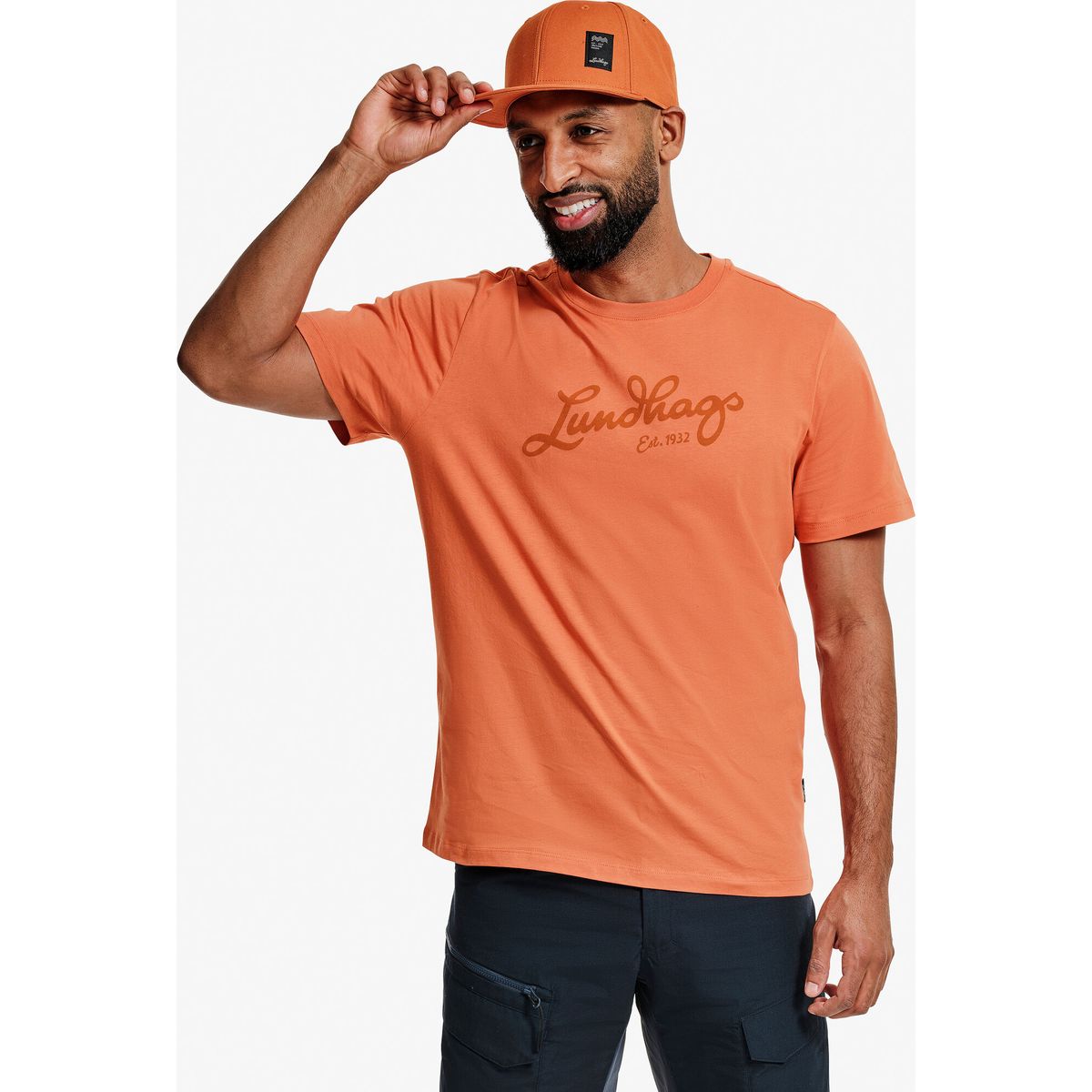 Lundhags Järpen Logo T-shirt M cayenne (91002) XL 44317-24-91002-XL