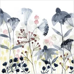 FOTOTAPETE Wildblumen Aquarell I 240/240 cm