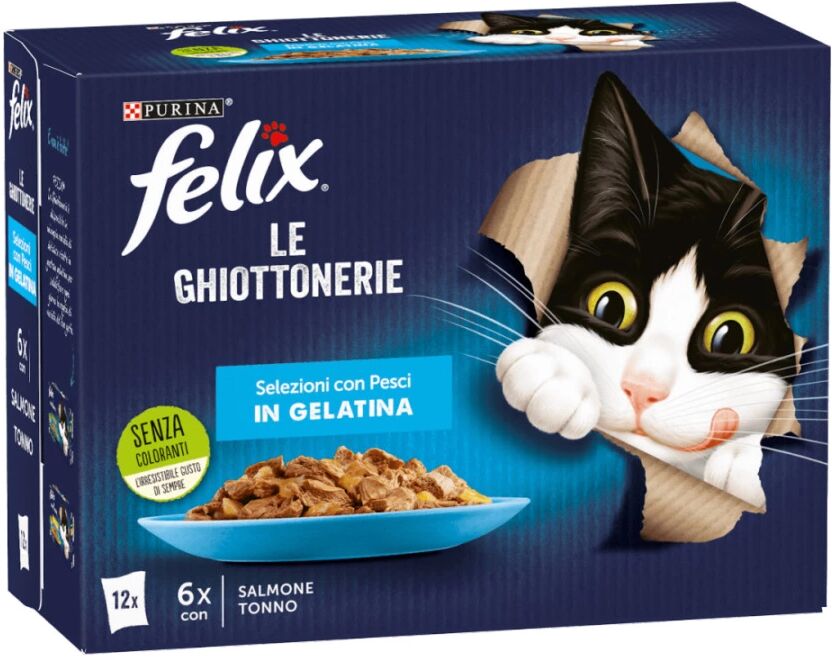 Purina FELIX LE GHIOTTTONERIE PESCI