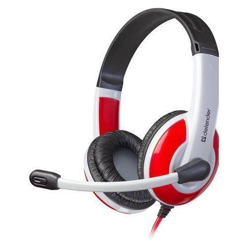Defender Warhead G-120 Headset Wired Head-band Gaming Black, Red, White (Kabelgebunden) (64098)