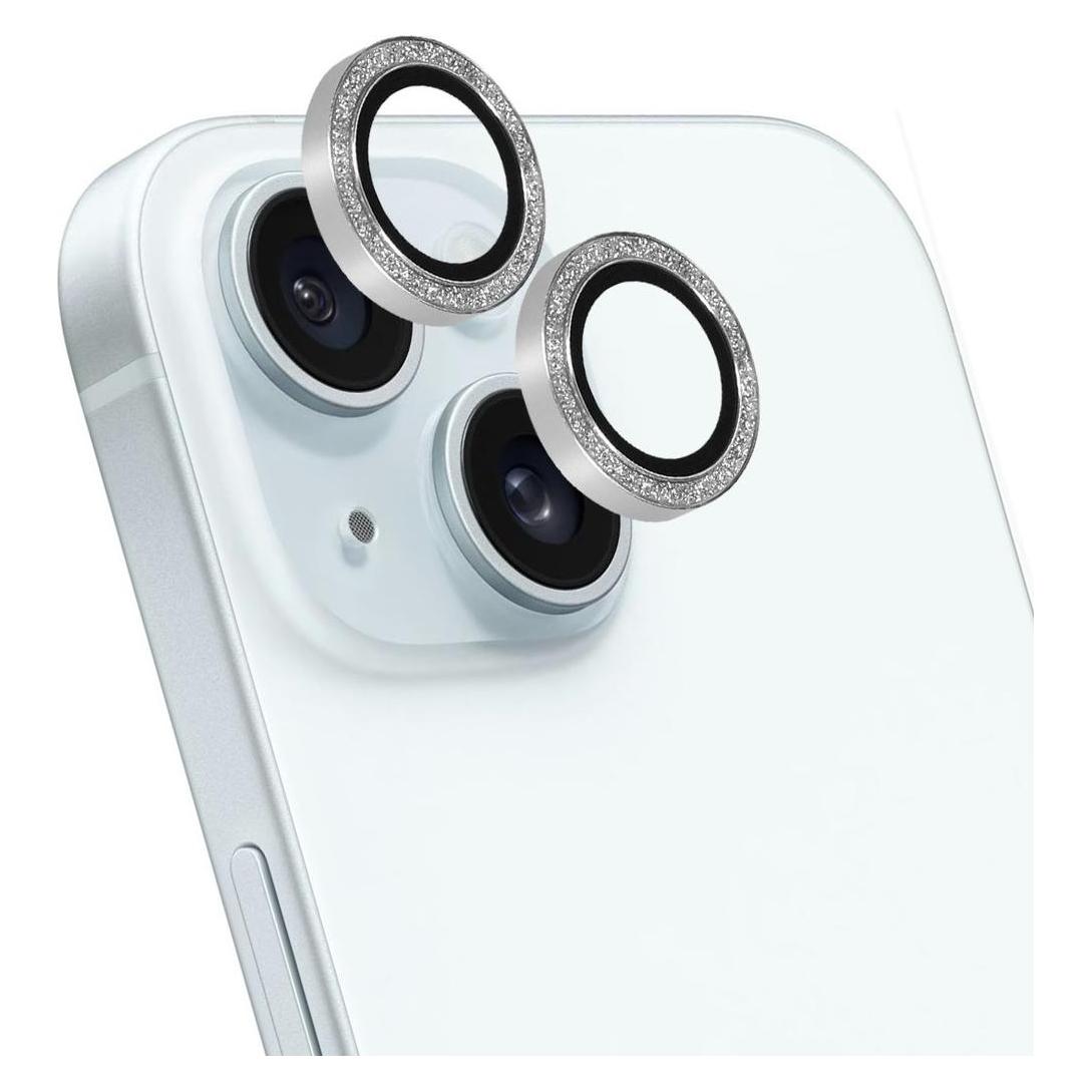 Mobiparts Camera Lens Protector Apple iPhone 15/15 Plus Silver (Apple iPhone 15, Apple iPhone 15 Plus) (MP-100025)