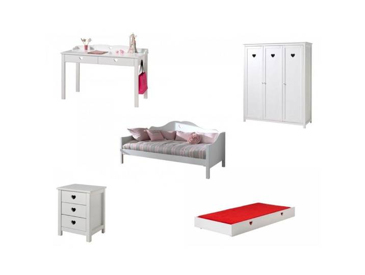Chambre Complète 5P  Amori VI  Blanc