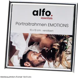 Emotions 13x13 cm silber-glanz Porträtrahmen