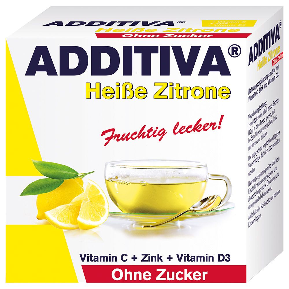 Additiva heiße Zitrone ohne Zucker Pulver Sachets 100 g