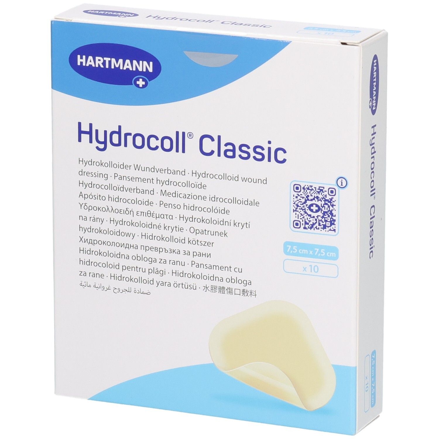 Hydrocoll Classic Wundverband 7,5x7,5 cm 10 St Kompressen