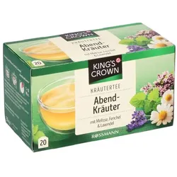 Kings Crown Kräutertee »Abendkräuter« Tassenportion, 20 Stück