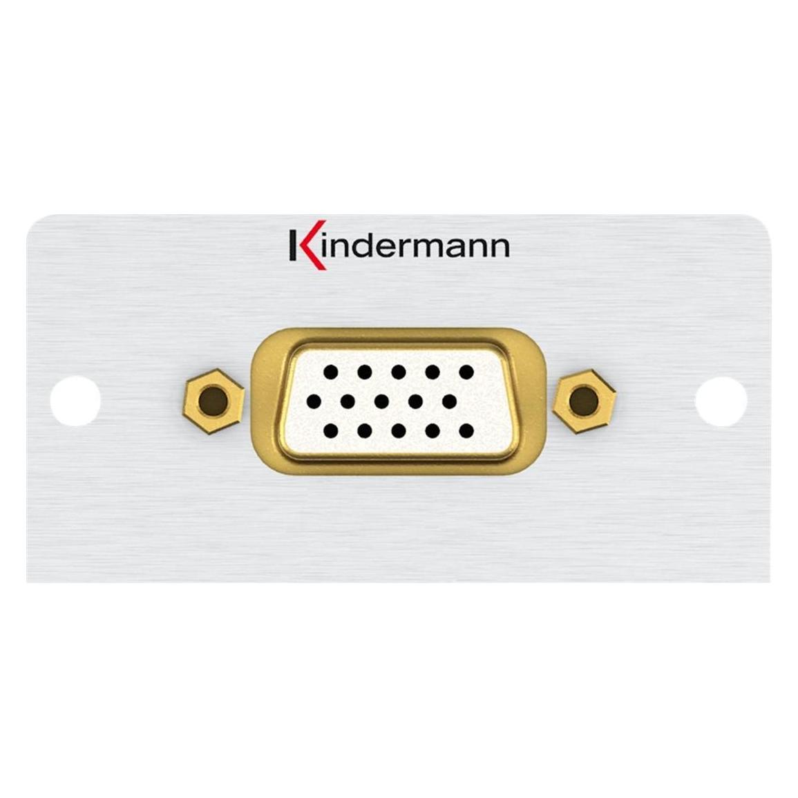 Kindermann VGA (HD15) männlich/weiblich Anschluss Kabel 1 m Länge Hälfte der Öffnung von 50 x 50 m (1 m) (7444000801)