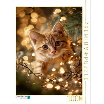 CALVENDO Puzzle Weihnachten auf Samtpfoten | 1000 Teile Lege-Größe 64x48cm Foto-Puzzle für glückliche Stunden, Game von , Calvendo Puzzle