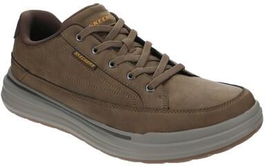 Skechers USA Sterling-Cedrick (Men's) Casual Shoes in Light Brown, Size 13 M, Memory Foam/Synthetic